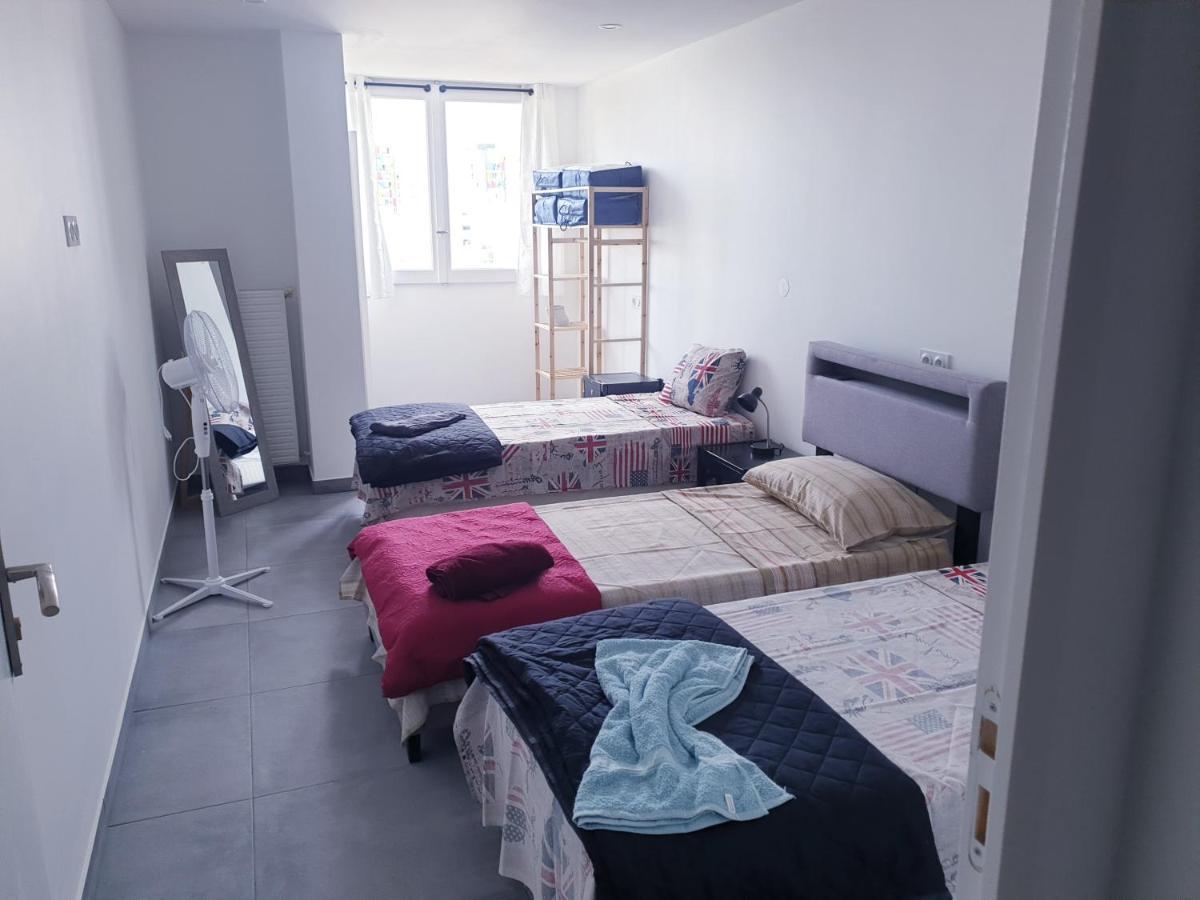 Big Flat Sea Vieuw 95 M2 5 Rooms Near Airport 5 Min Train 3 Min And Tram On Site, Beach 7 Min, 2 Showers And 2 Toilets , Neuf Grand Appartement 95 M2 5 Chambres Proche Aeroport 5 Min Train 3 Min Et Tramway Sur Place, Plage 7 Min 2 Douches Et 2 Wc Vue Nice Bagian luar foto